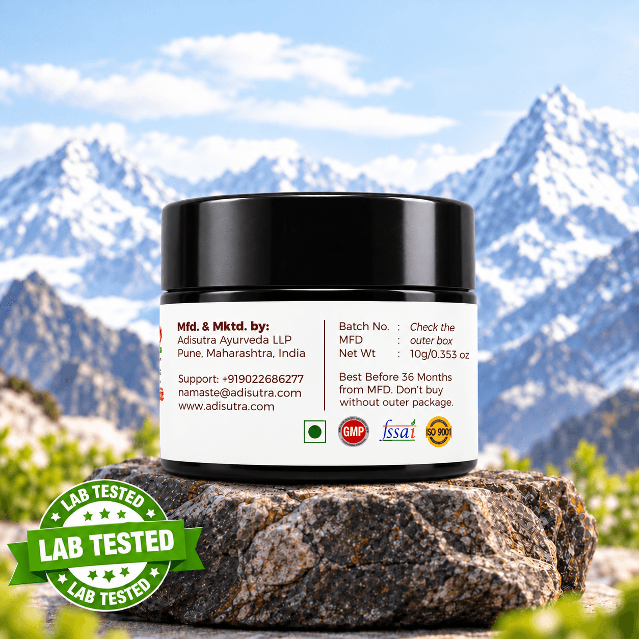 Adisutra Pure Himalayan Shilajit Resin