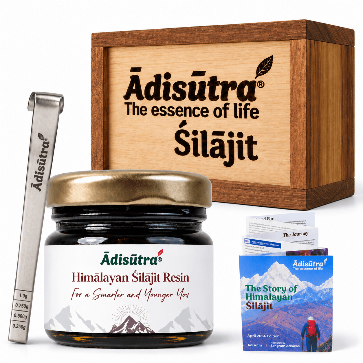 Adisutra Pure Himalayan Shilajit Resin